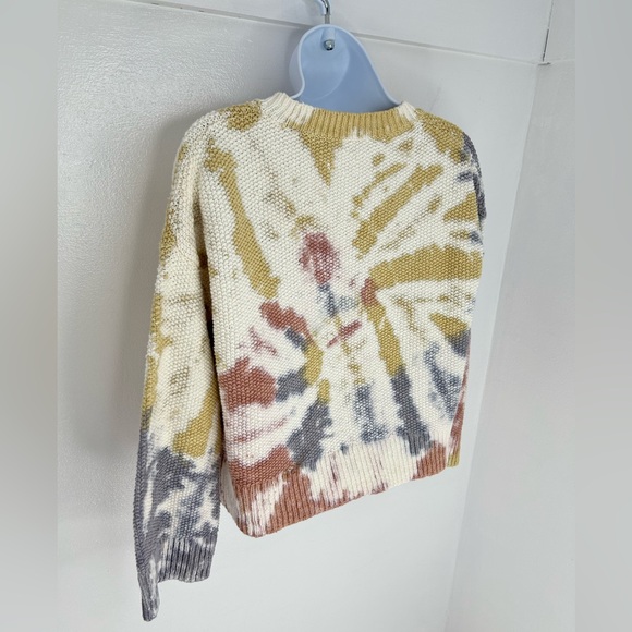 Madewell Tie Dye Westford Wide Sleeve Boxy Crop Pullover Sweater Knit Size XXS‎ - Picture 6 of 11